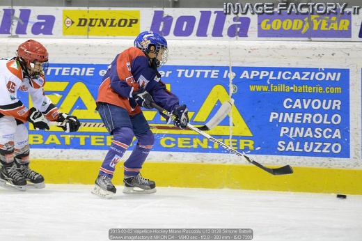 2013-02-02 Valpellice-Hockey Milano Rossoblu U12 0128 Simone Battelli
